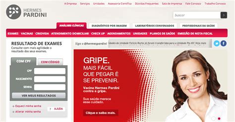 www hermes pardini com br resultado|resultados de exames online.